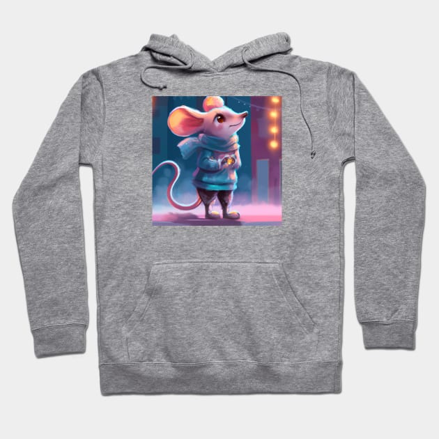 Cute Mouse Drawing Hoodie by Play Zoo